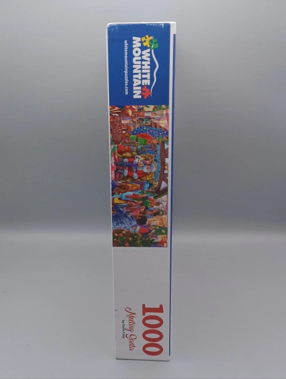 White Mountain Meeting Santa Puzzle Complete